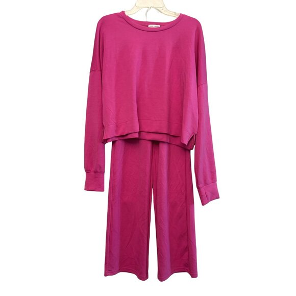 Better Together Women's Pink Soft Top & Pants Set - Size Large - Picture 1 of 13